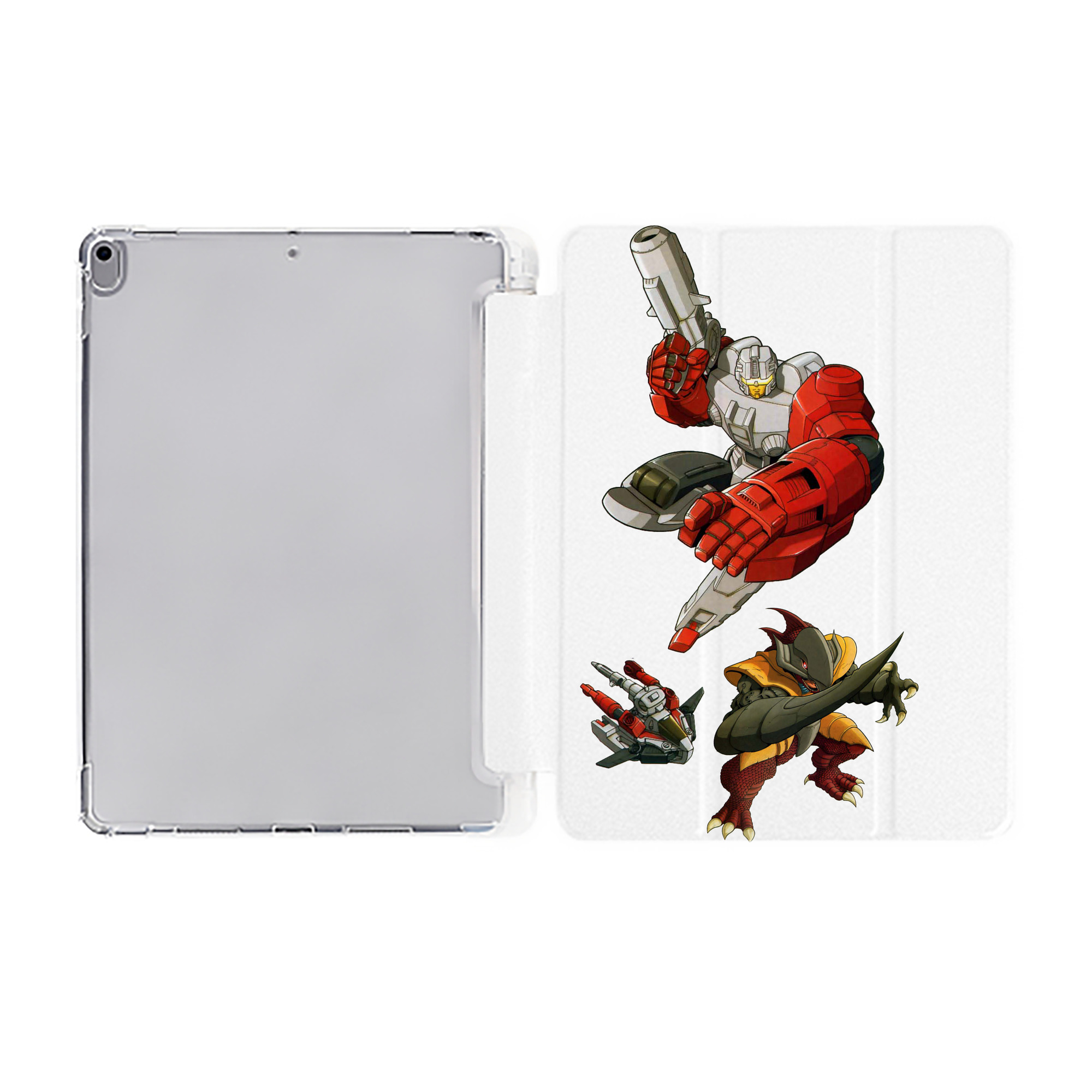 （画像用）  IPad ケース ペン収納付き 三つ折りスタンド PUレザー×シリコン 対応機種9.5/10.5/10.9インチ
